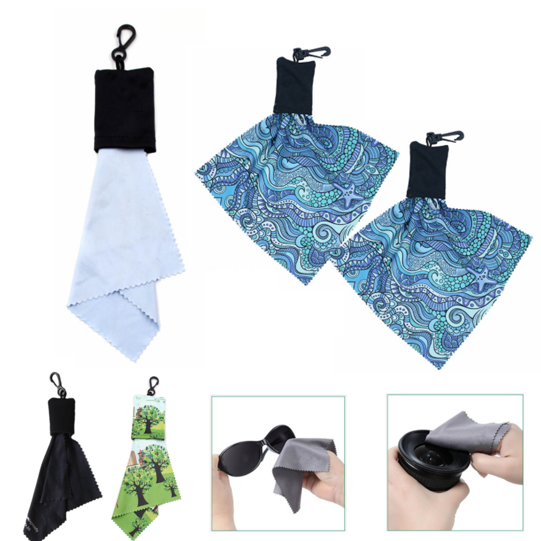 Keychain Glasses Cleaning Cloth 1