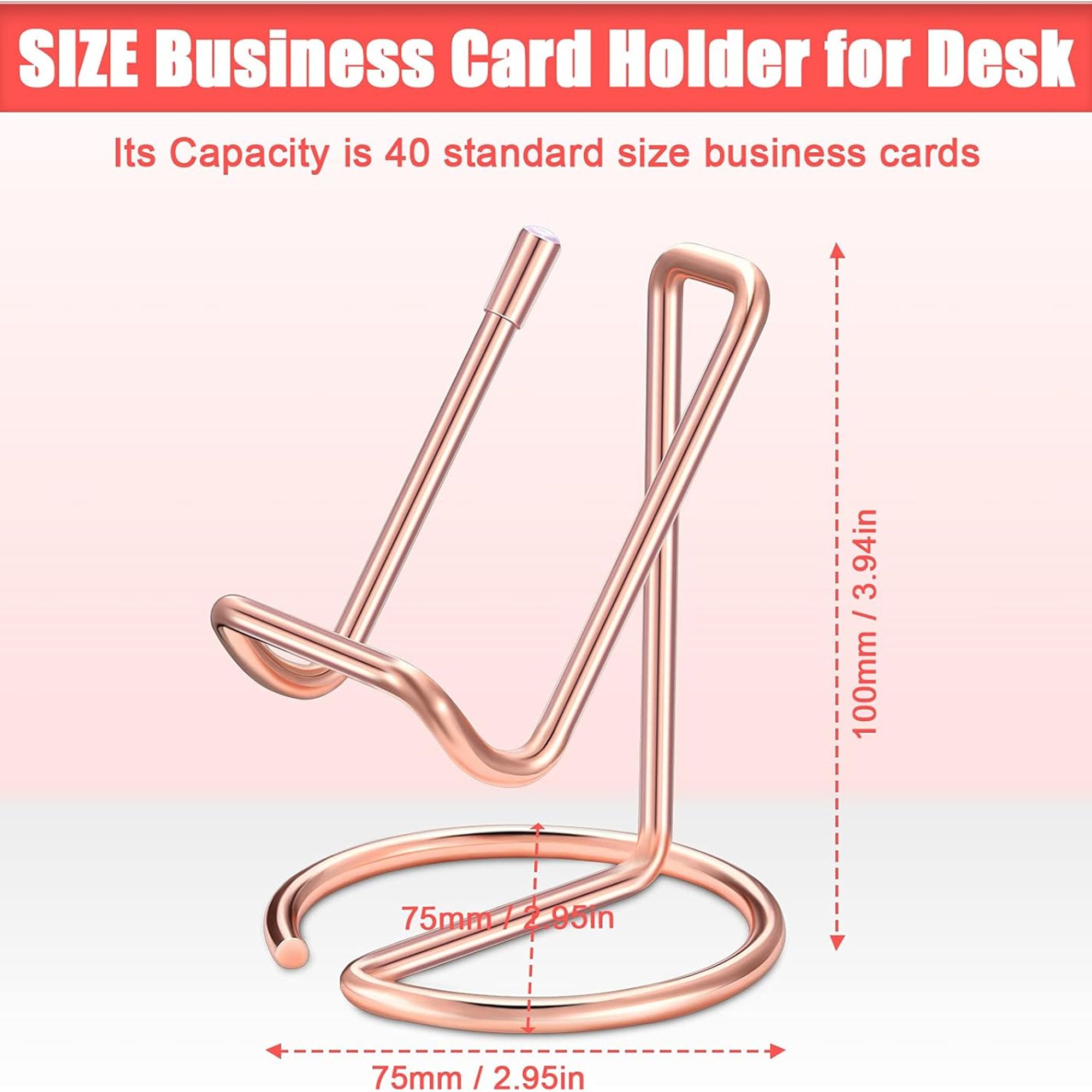 Cute Metal Card Organizer And Phone Stand 3