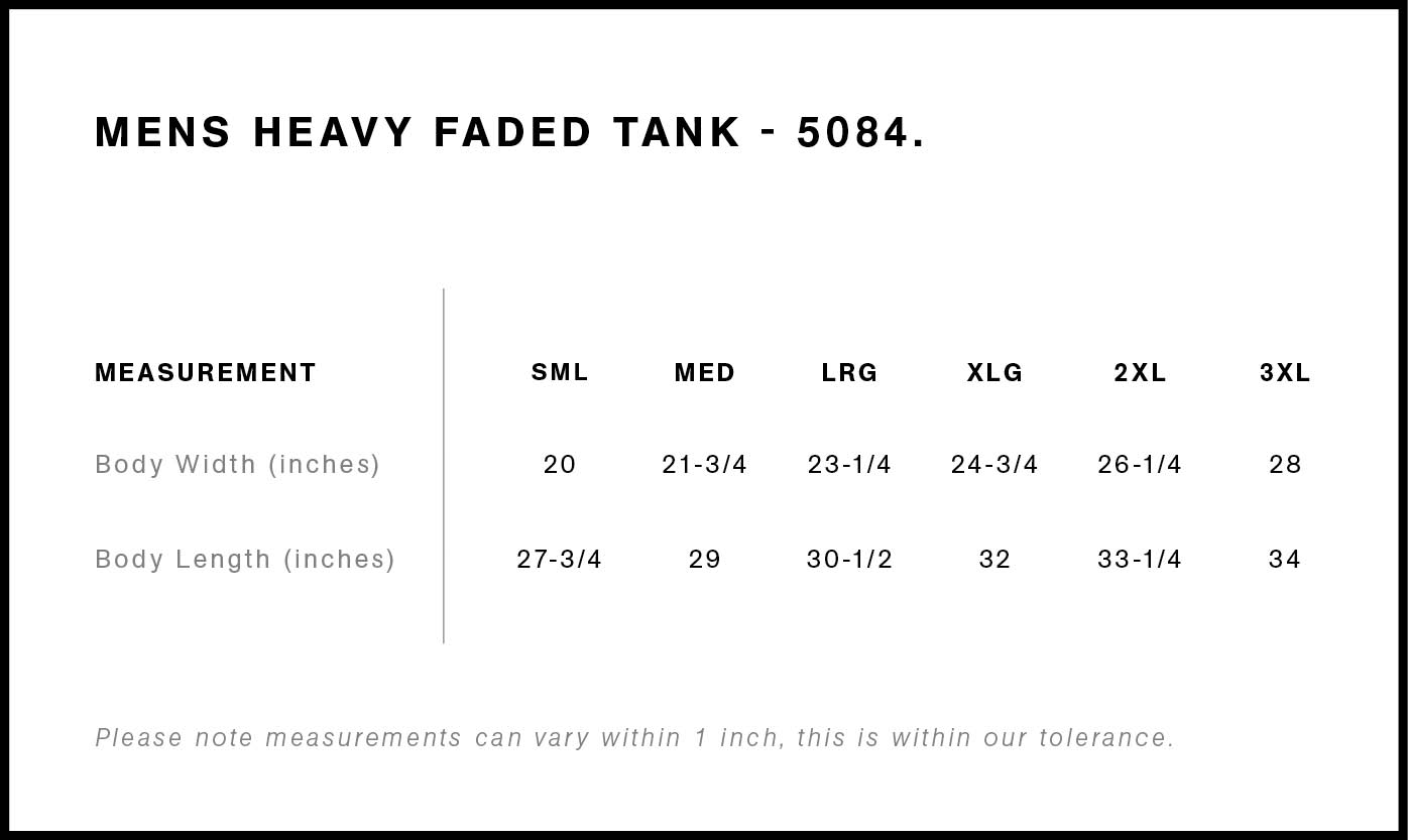 Heavy Faded Tank | 5084 23