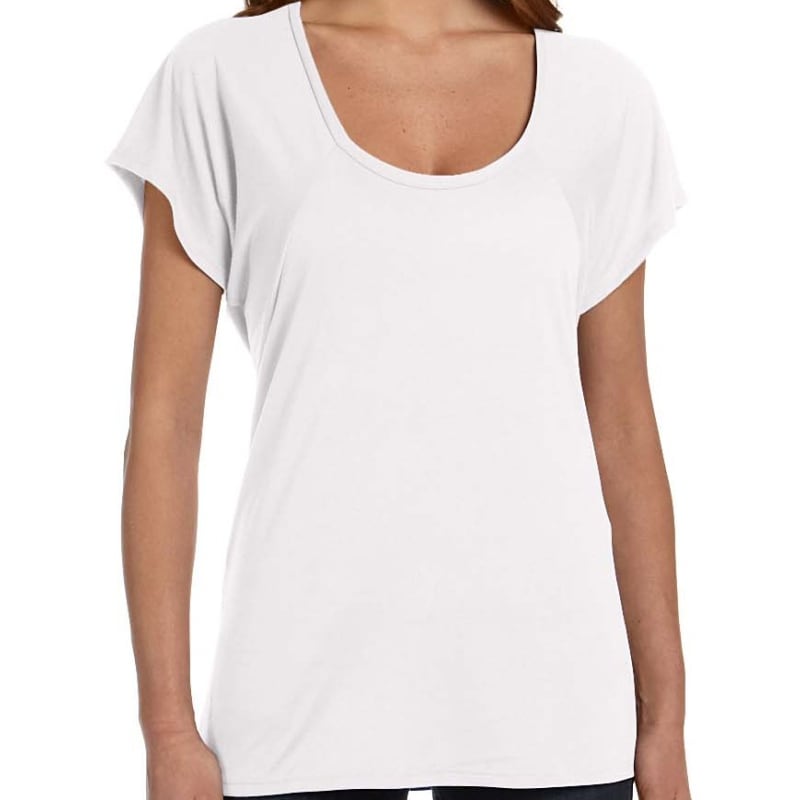 Bella Ladies Flowy Raglan T-Shirt 6