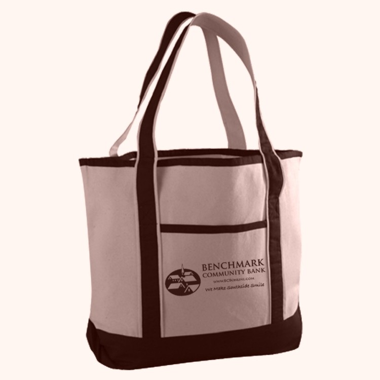 Canvas Deluxe Tote Bag, custom tote bag with logo imprint 7