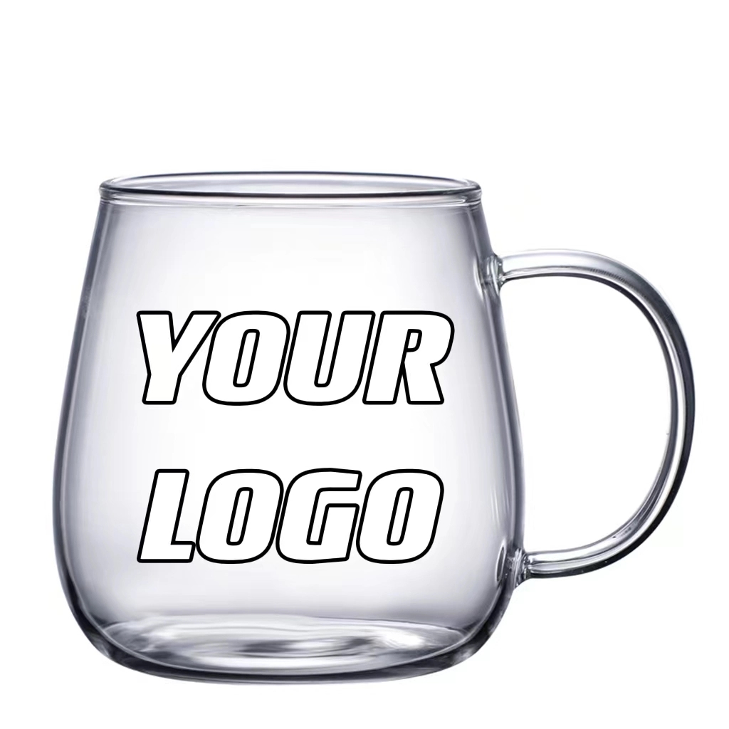 15.2 oz Glass Coffee Milk Tea Cups 3