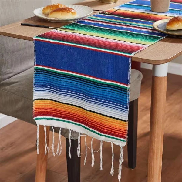Mexican Serape Table Runner 7