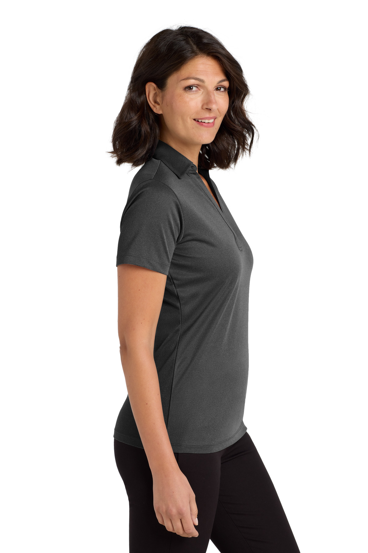 Women's Heathered Silk Touch Performance Polo