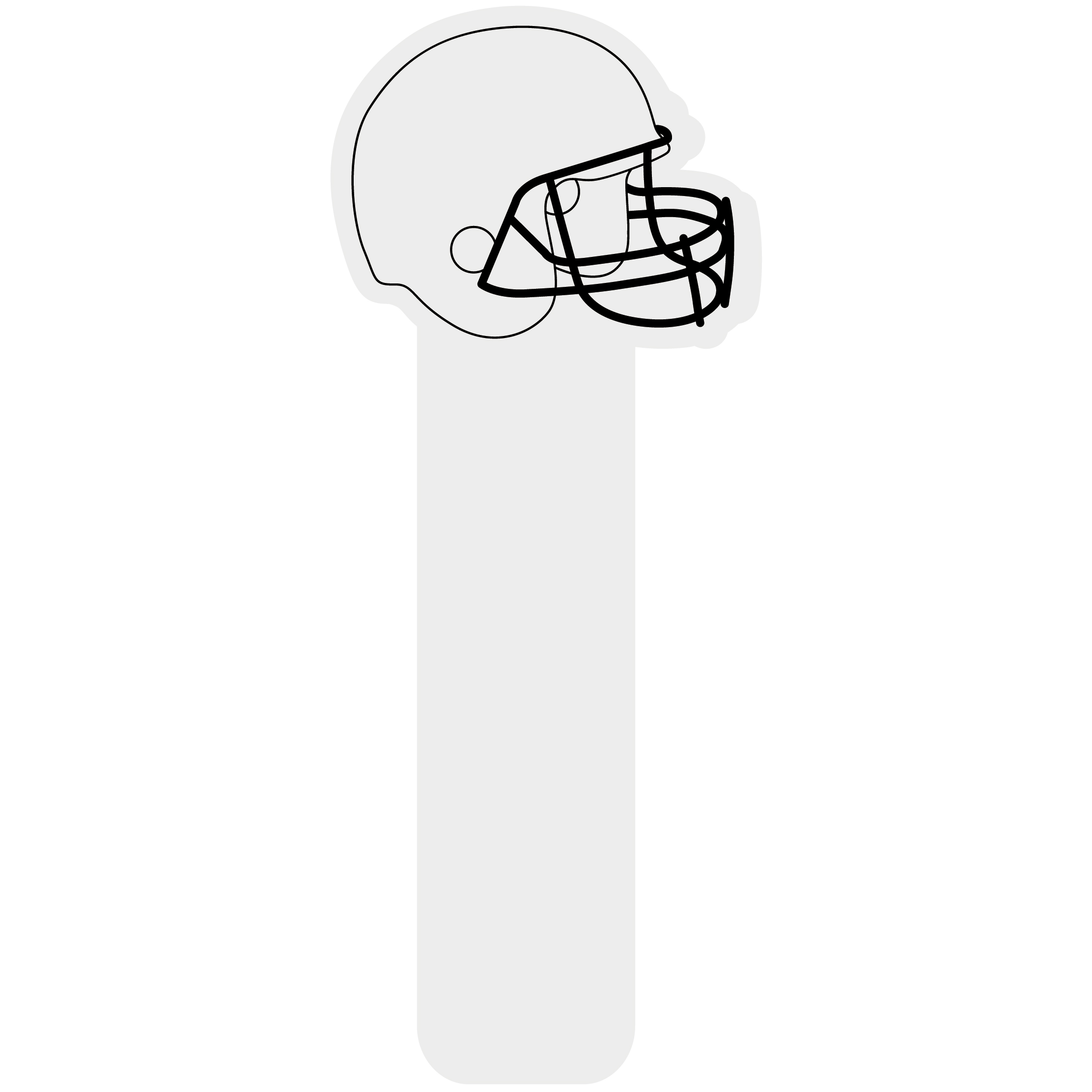 Football Helmet Stick Waver 3