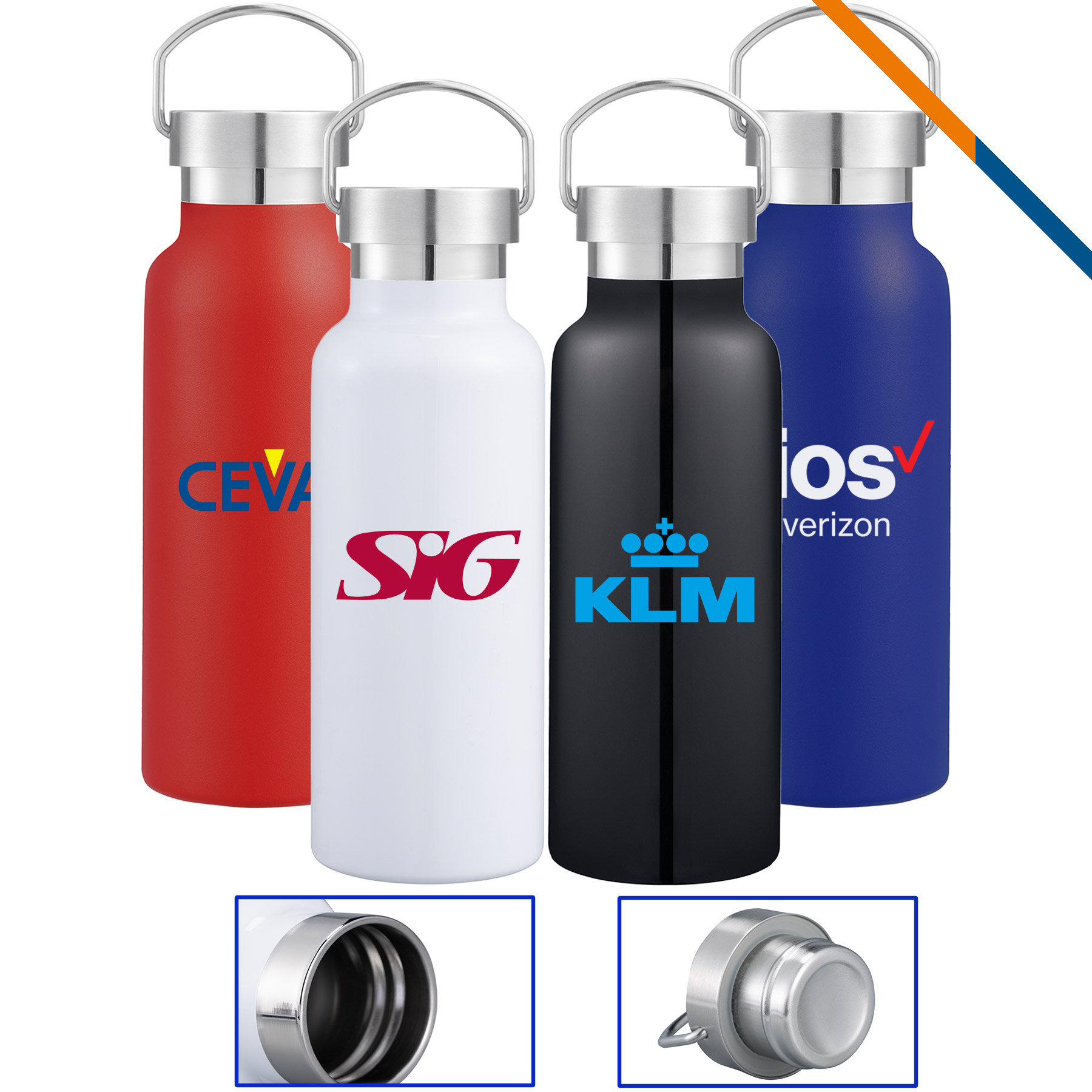 Karnell Vacuum Bottle - 18 OZ., custom water bottle with logo imprint 2