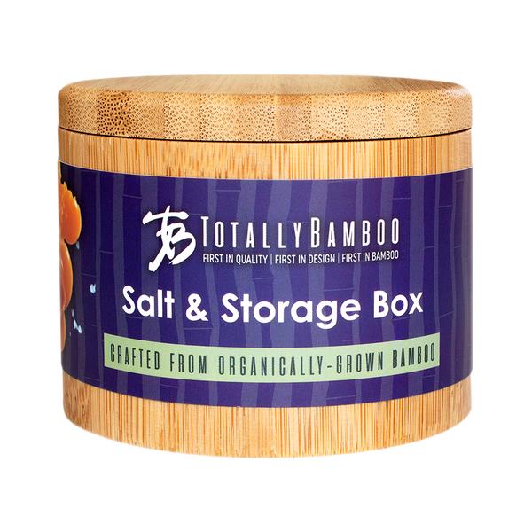 6 oz Round Salt Bamboo Box 10