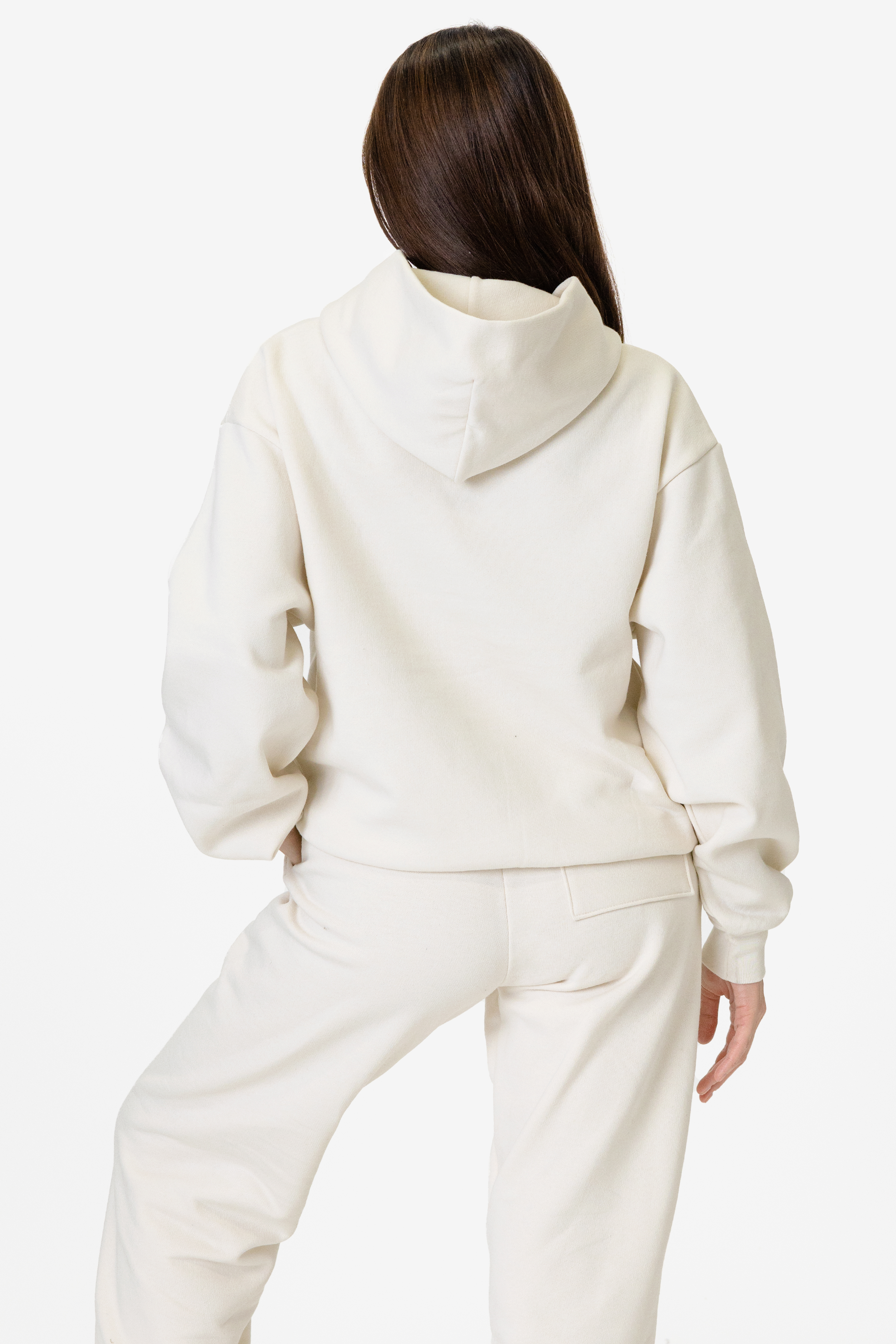 10 OZ MID-WEIGHT POLY COTTON FLEECE WIDE HOODIE 11