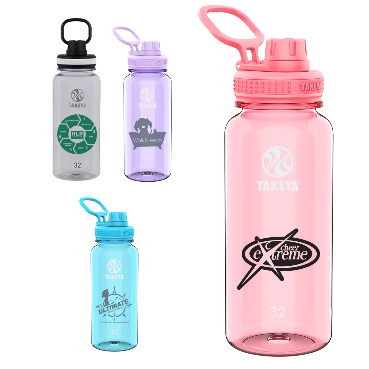 Takeya® 32 oz. Water Bottle With Spout Lid