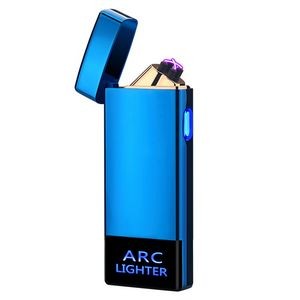 Sleek Electronic Arc Lighter With Flip Cap USB Charging Eco Friendly 18