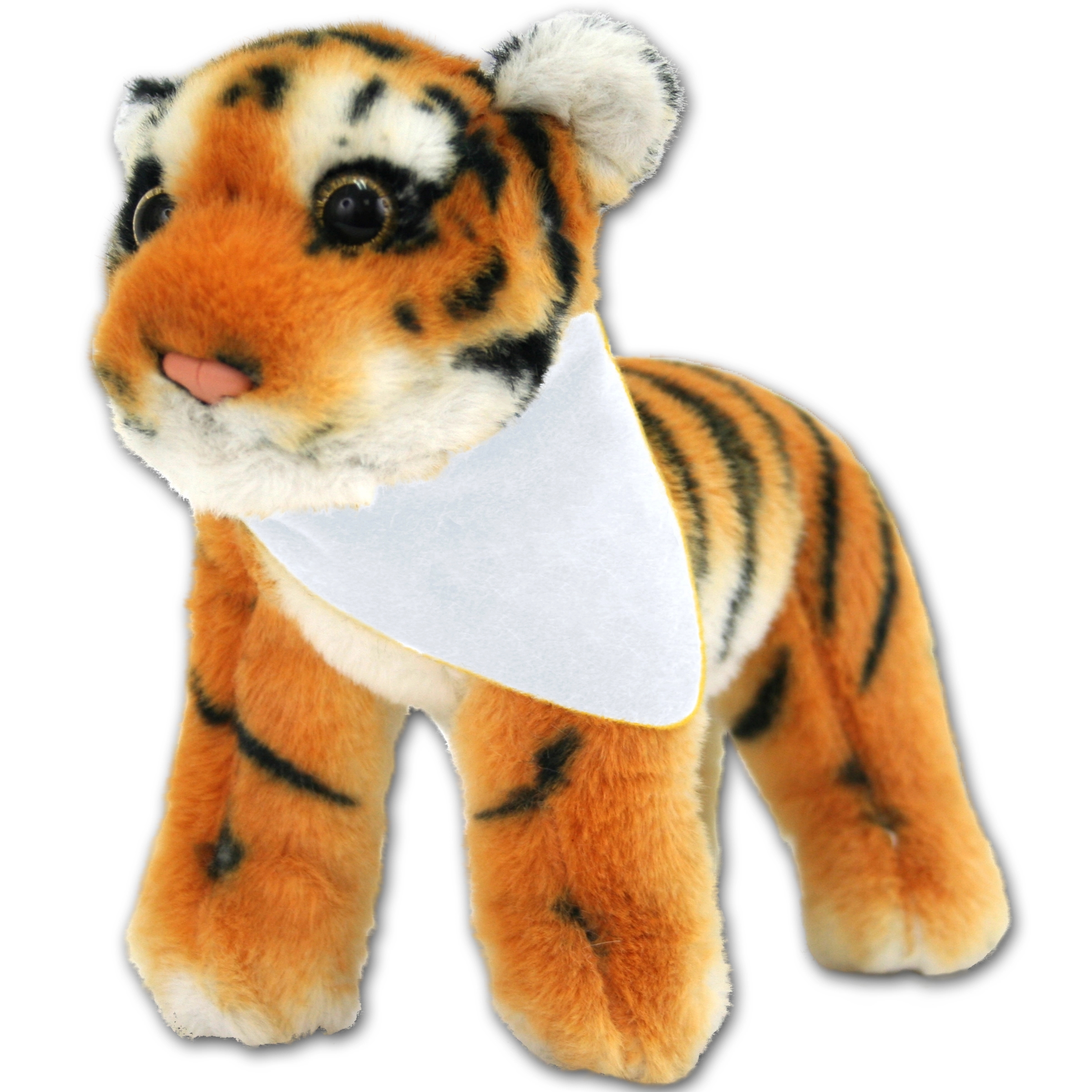8" Jungle Animals Standing Brown Tiger 7