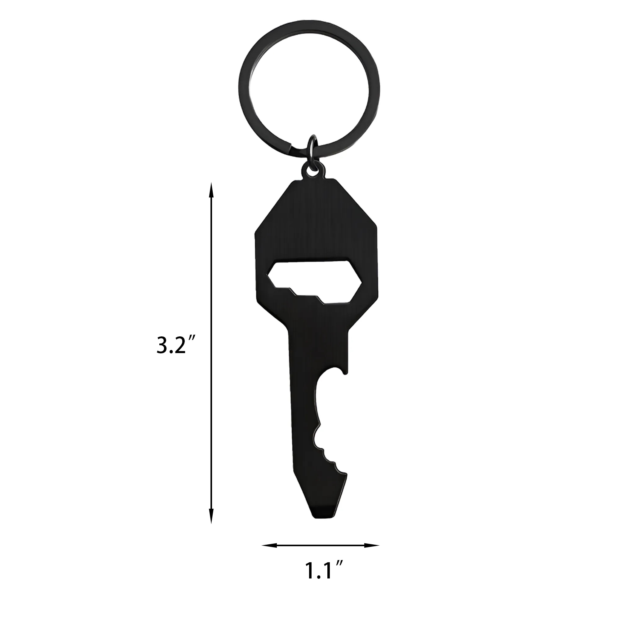 MOQ50 Metal Keychain Bottle Opener 2