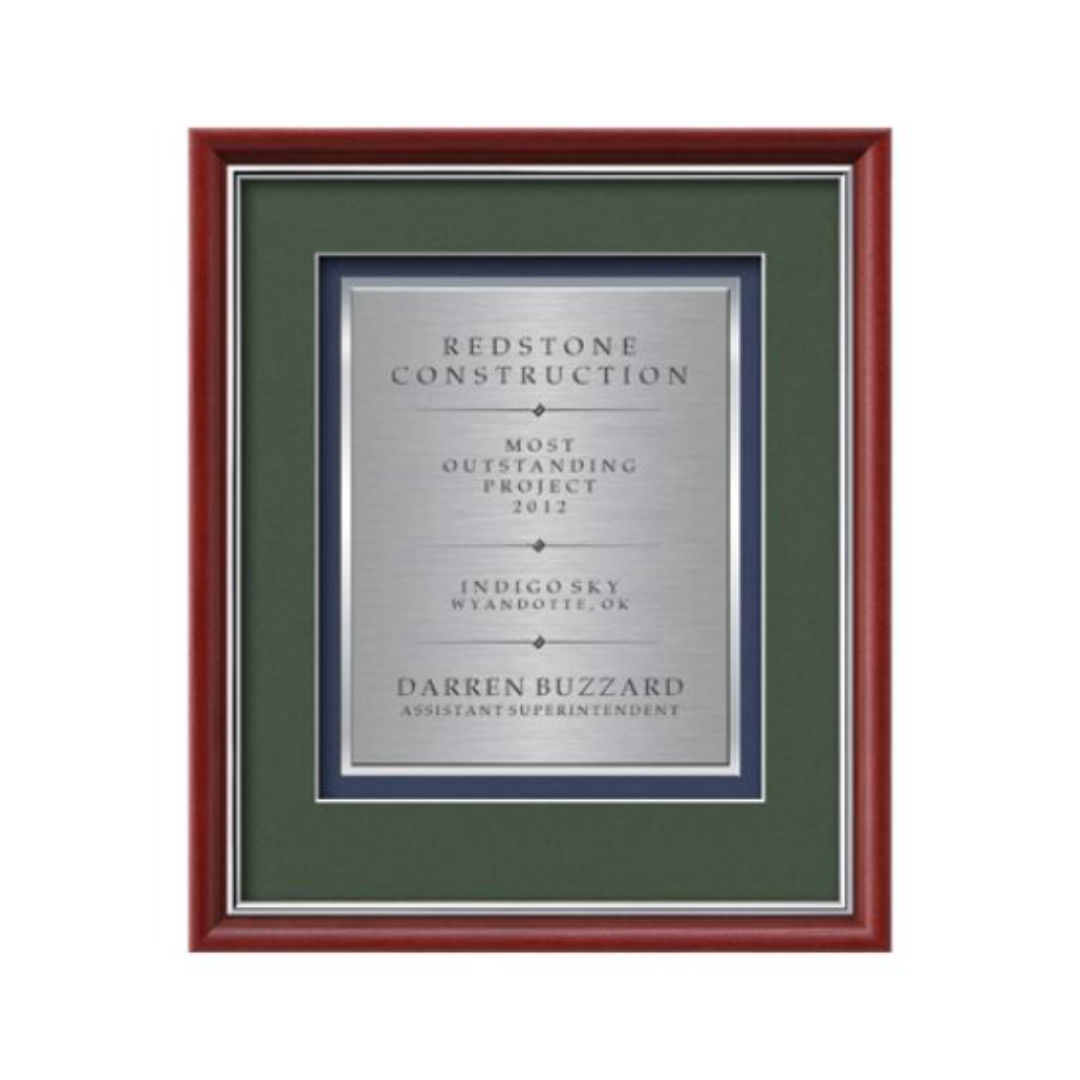 Baron Certificate TexEtch - Mahogany/Silver 5
