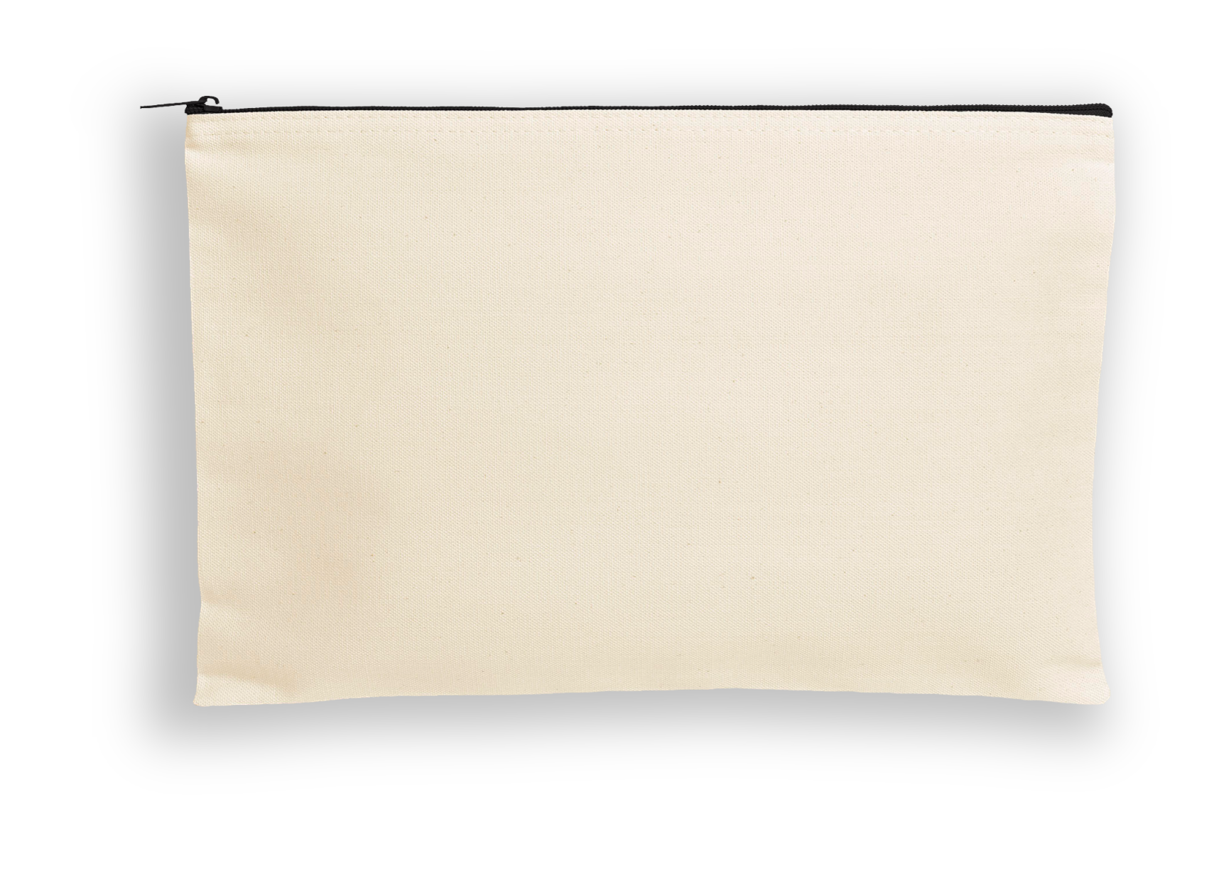 Canvas Dottie Pouch with Black Zipper 6