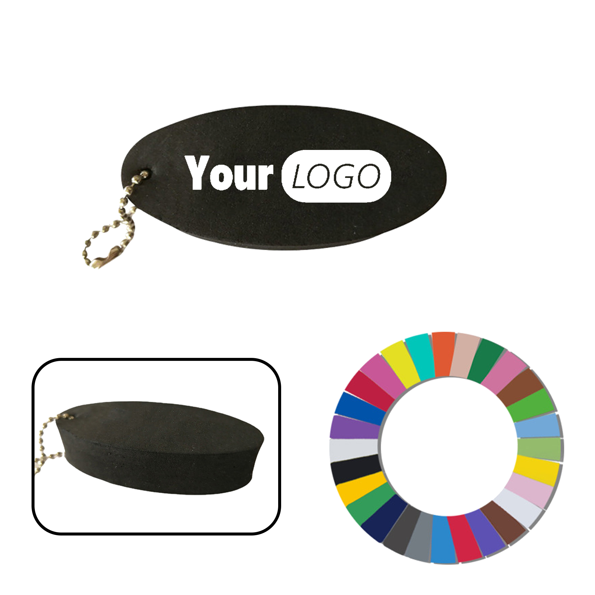 Customized Buoyant Keychain 1