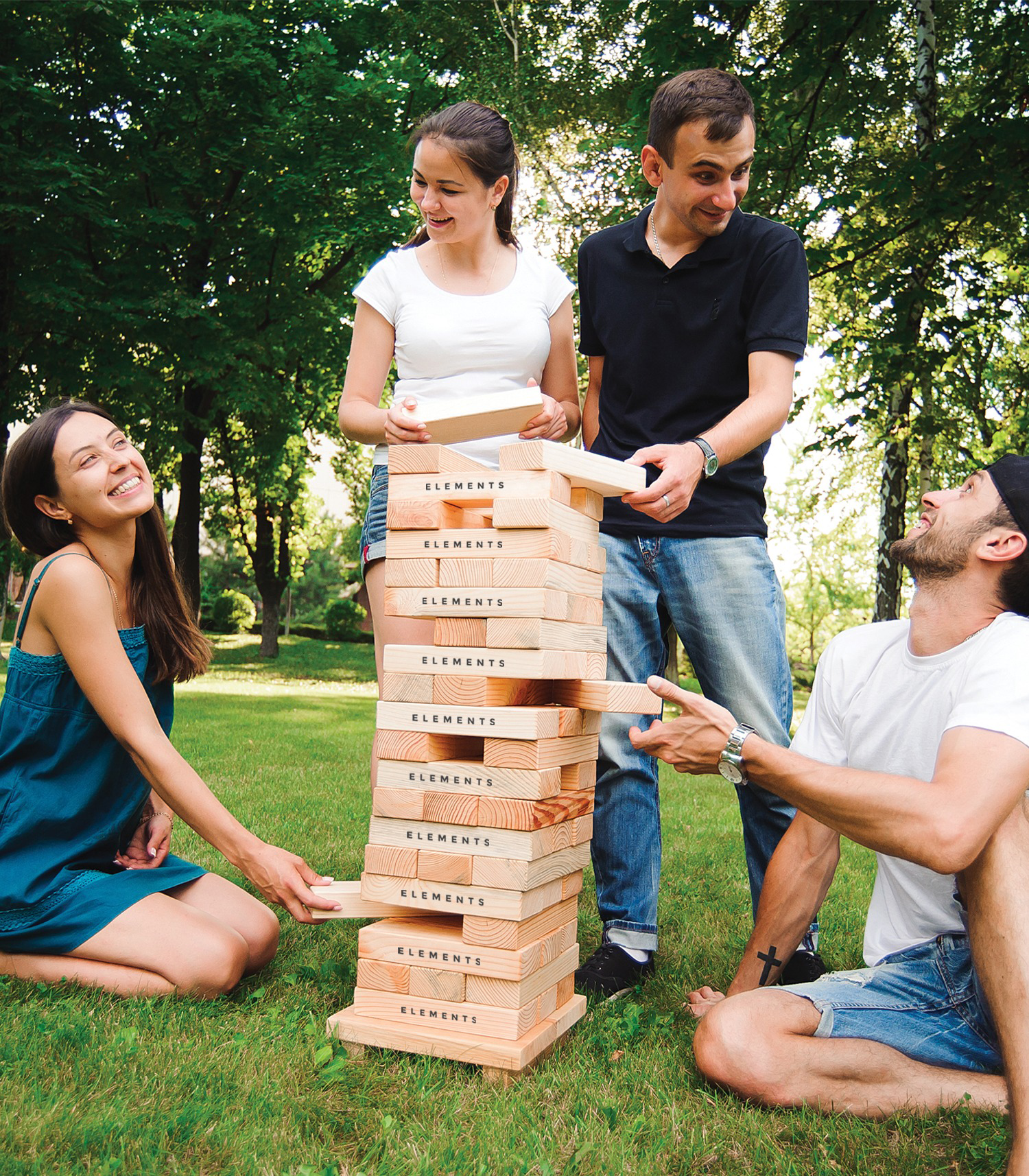Giant Tower Topple Game 4
