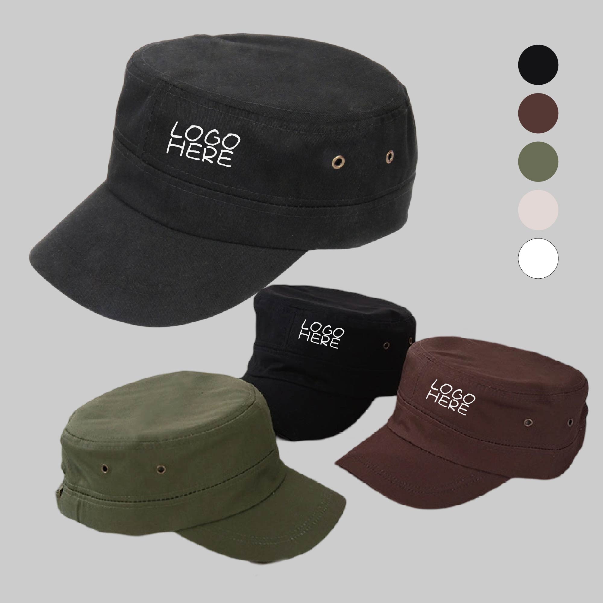 Organic Cotton Twill Coppy Hats 2