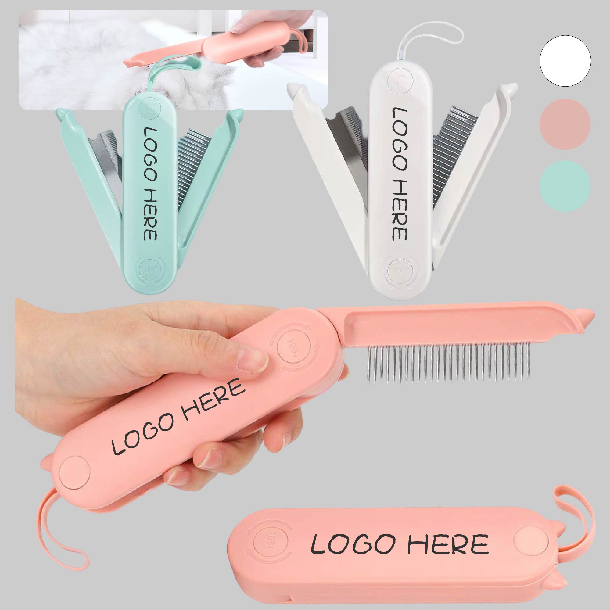 2-Sided Pet Grooming Brush 1