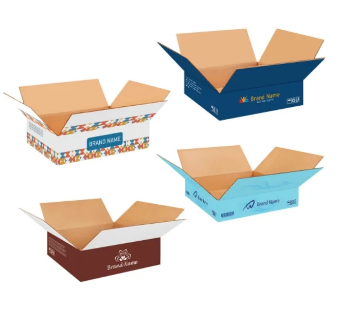 Flat Boxes - White (Printed) 3