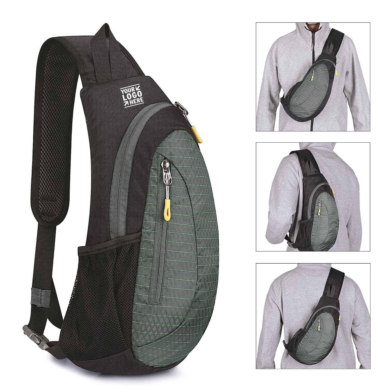 Small Cross Body Chest Sling Backpack 2