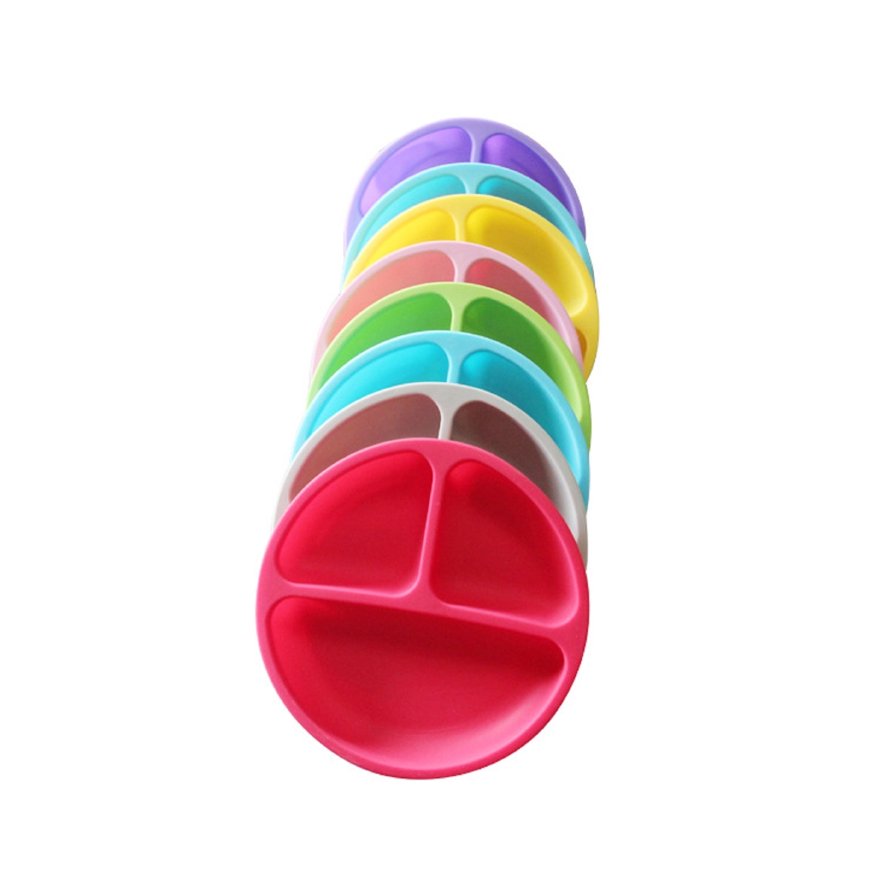 3 Compartments Non-slip Silicone Placemat 5