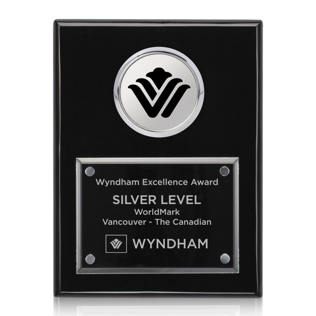 Jansenn Plaque - Black/Chrome 5
