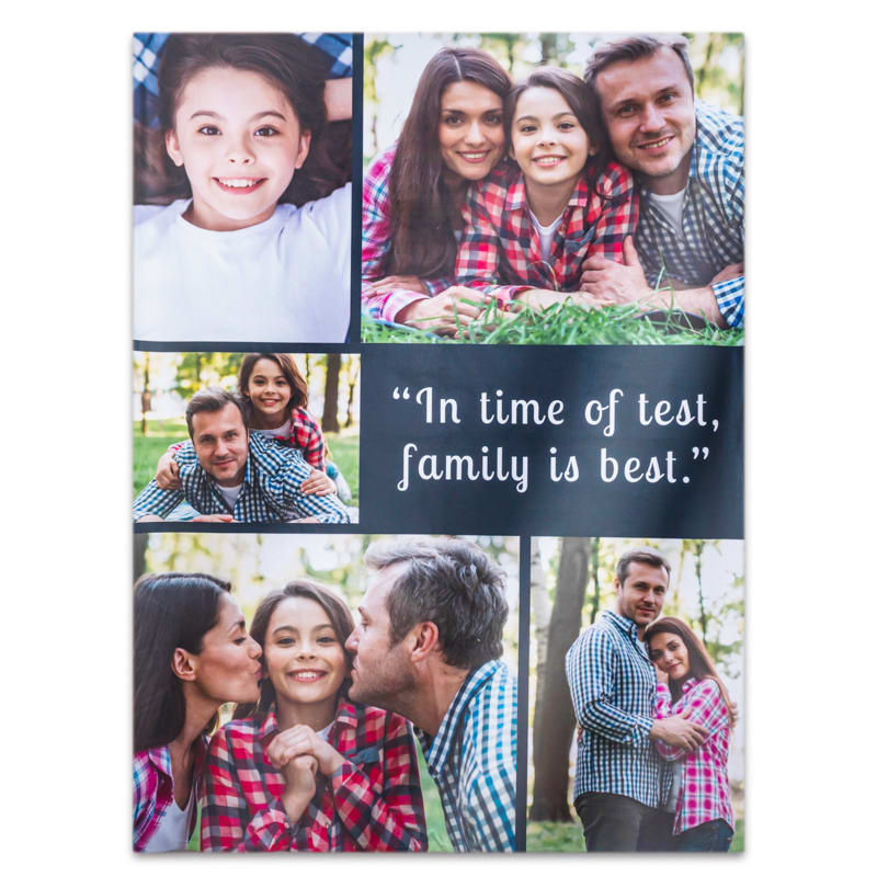 Custom Plush Fleece Photo Blanket 10
