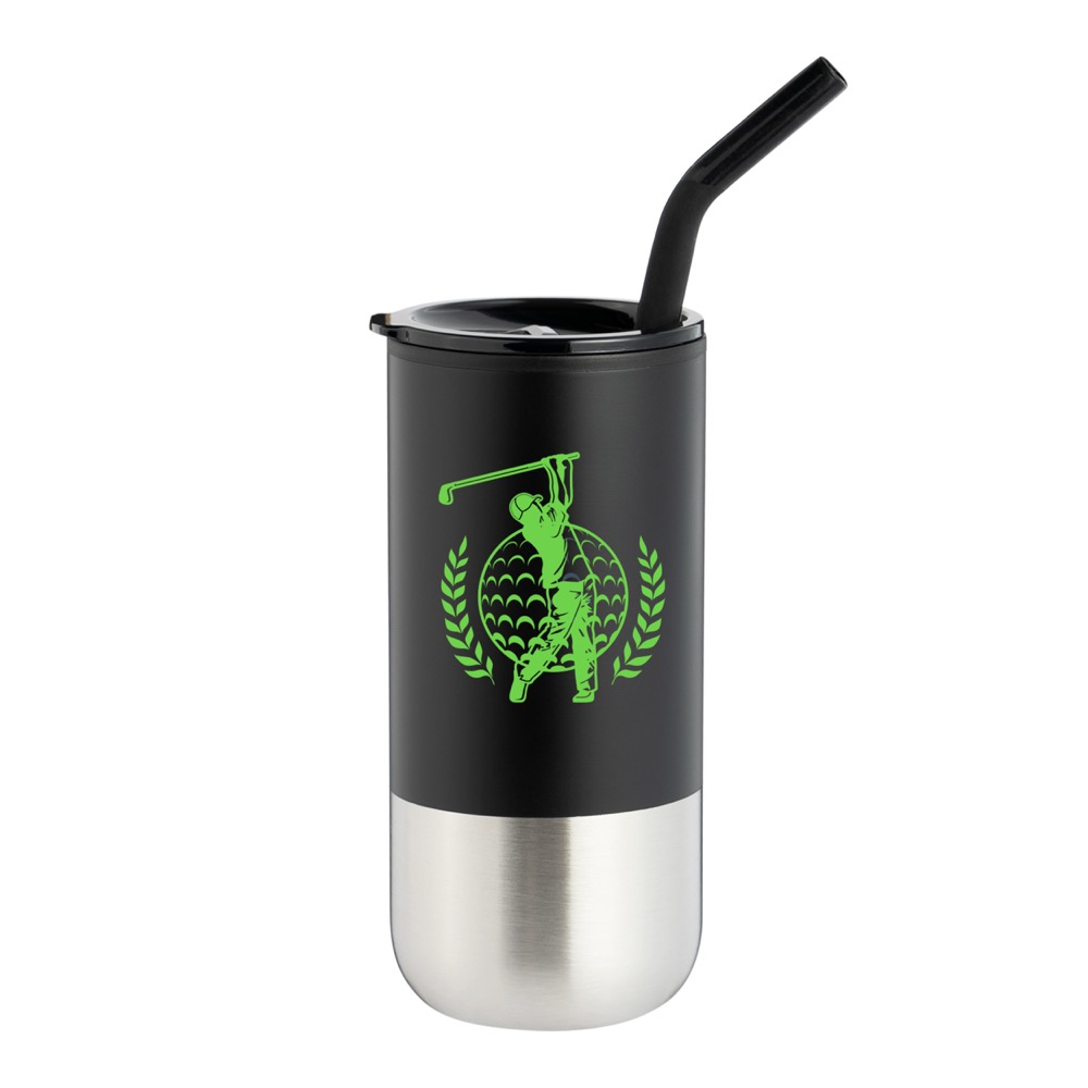 18oz. Stainless Steel Straw Tumbler. 7