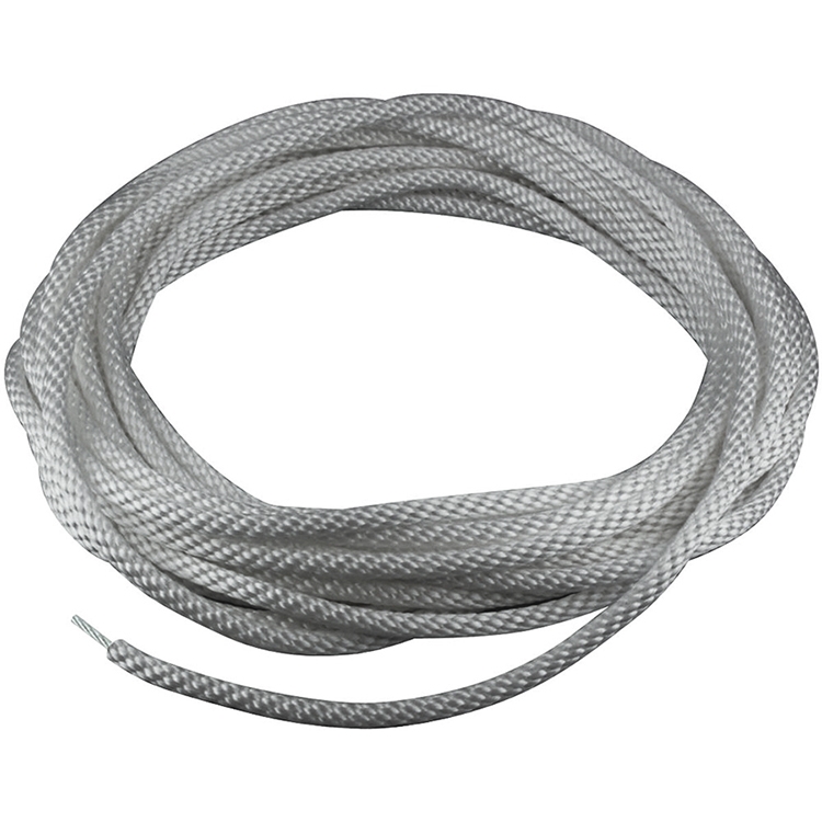 Halyard Rope - Wire Center - 1/4" Silver 2