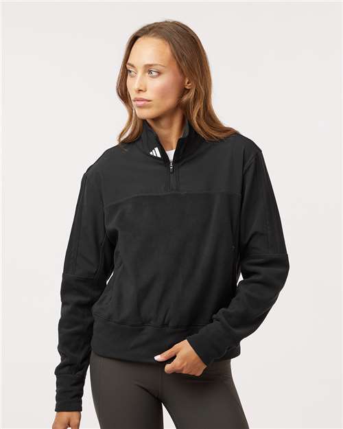 Women's Fleece Quarter-Zip Pullover - A601 4