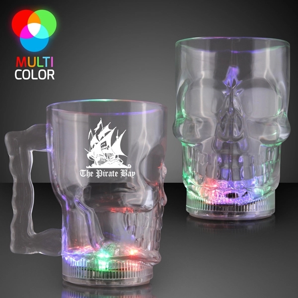 Light Up Skull Halloween Party Mug 1