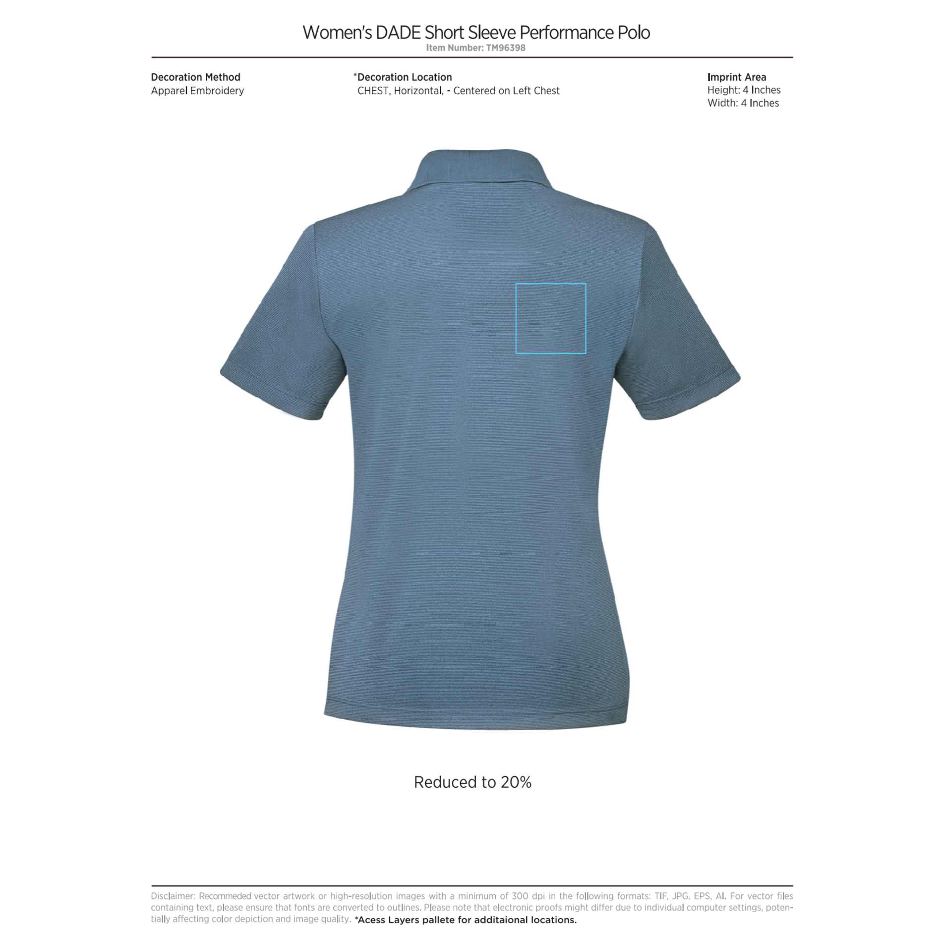 Women's DADE Short Sleeve Polo 215