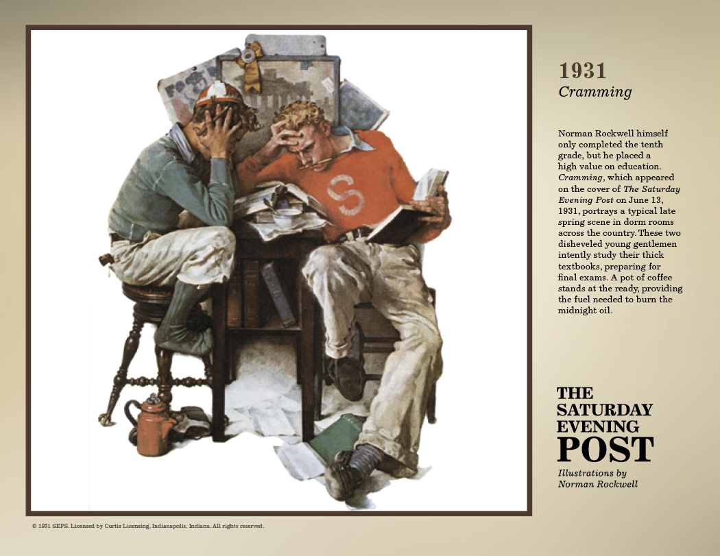 Triumph® Calendars The Saturday Evening Post Illustrations by Norman Rockwell Calendar 37