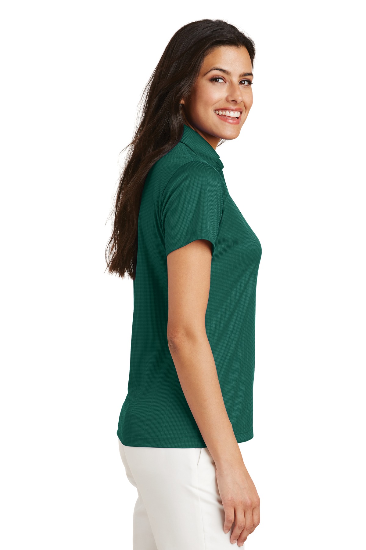 Port Authority Women's Performance Fine Jacquard Polo. L528 1