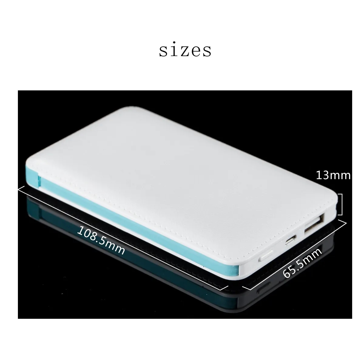 Card size 10000mAh Small Power Bank 3