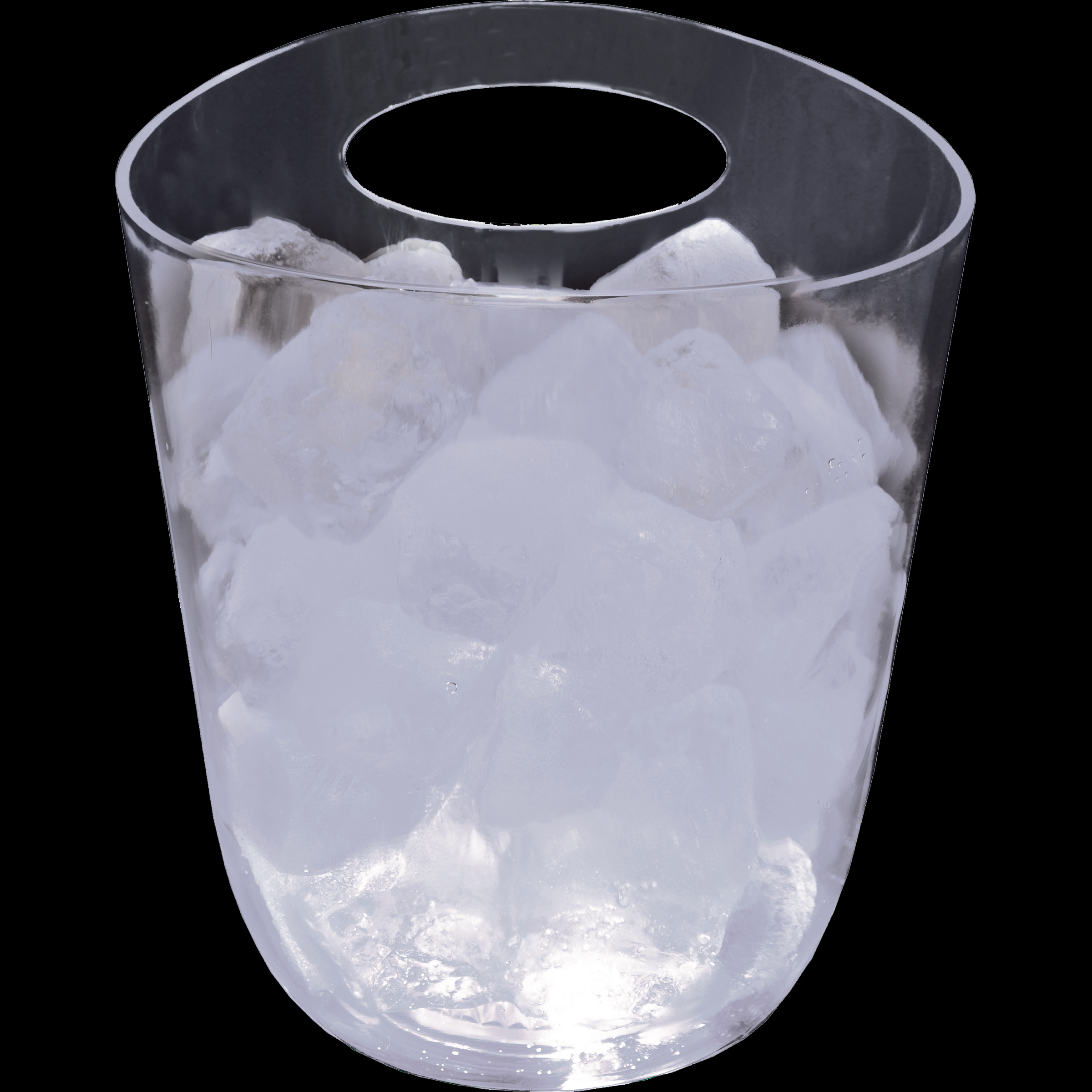 125oz Lites Up Plastic Champagne Ice Bucket with Handle 2