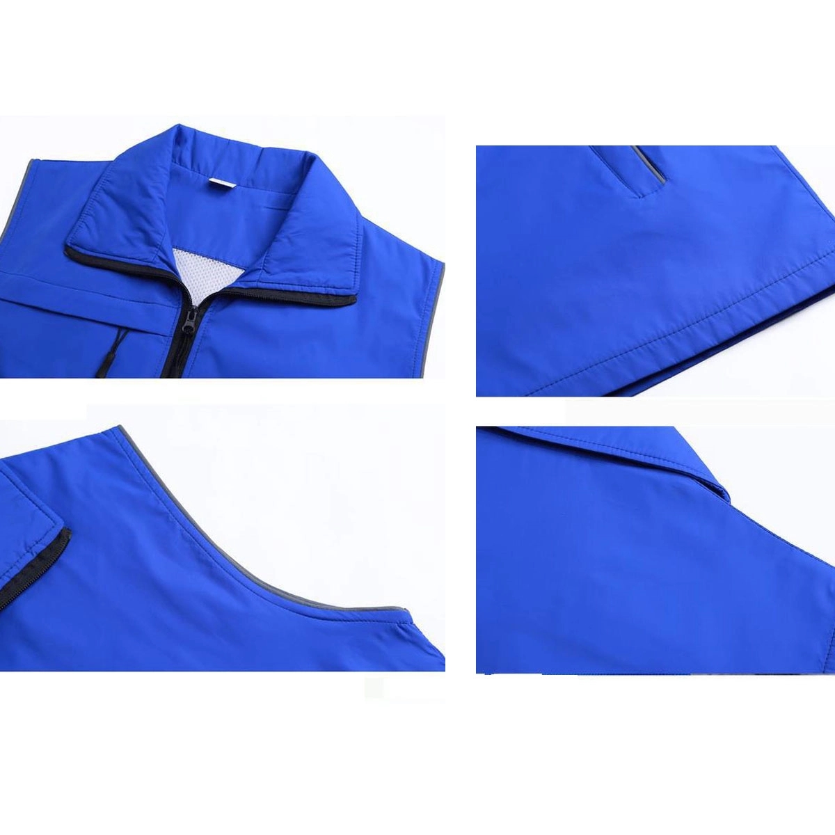 Unisex Work Vest Jacket With Zipper Pocket 3