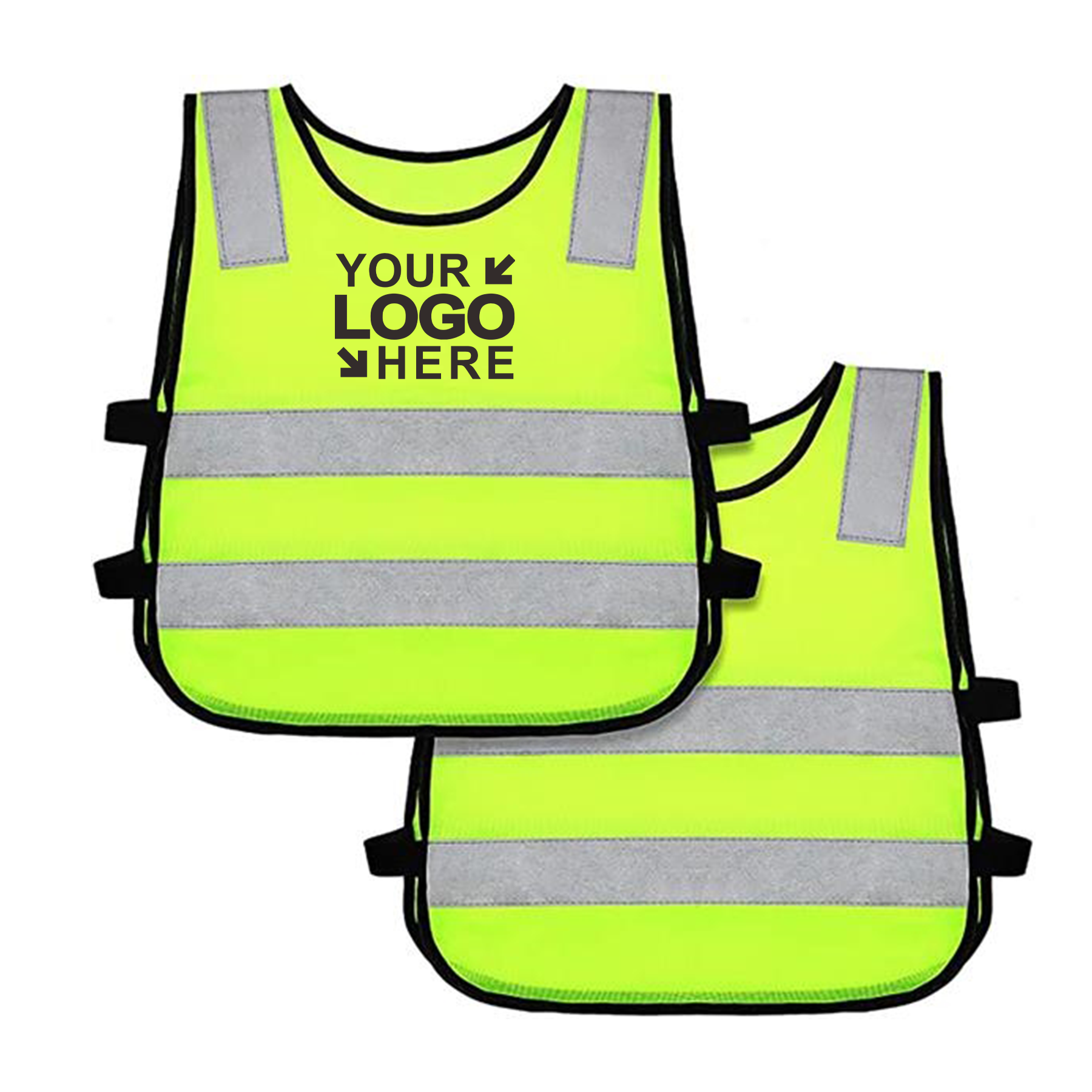 MOQ50Pcs High Visibility Reflective Safety Vest For Kids