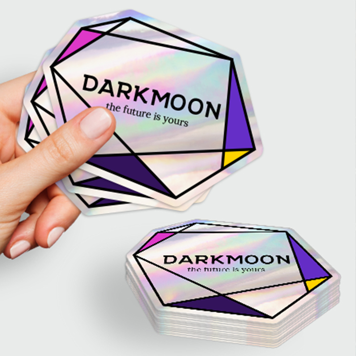 Holographic Die-Cut Singles