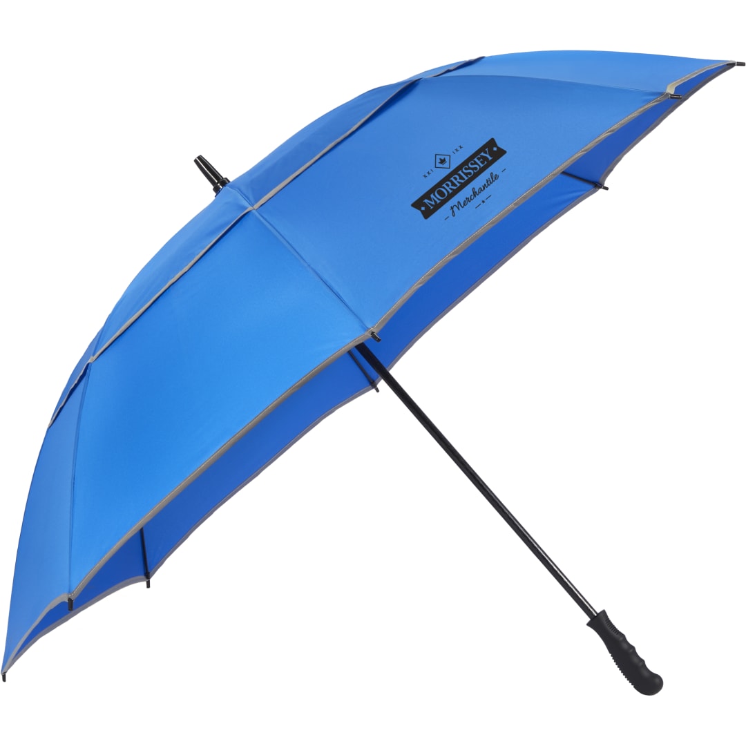 62" RPET Golf Umbrella w/ Reflective Trim 175