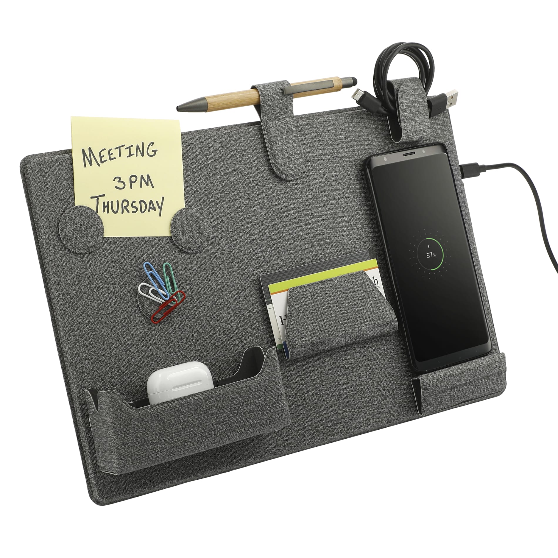 MagClick™ Fast Wireless Charging Desk Organizer 53