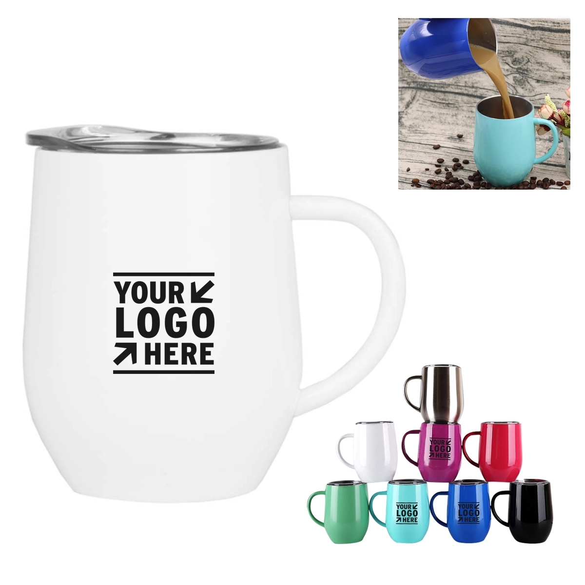 12OZ Vacuum Insulated Coffee Mug 2