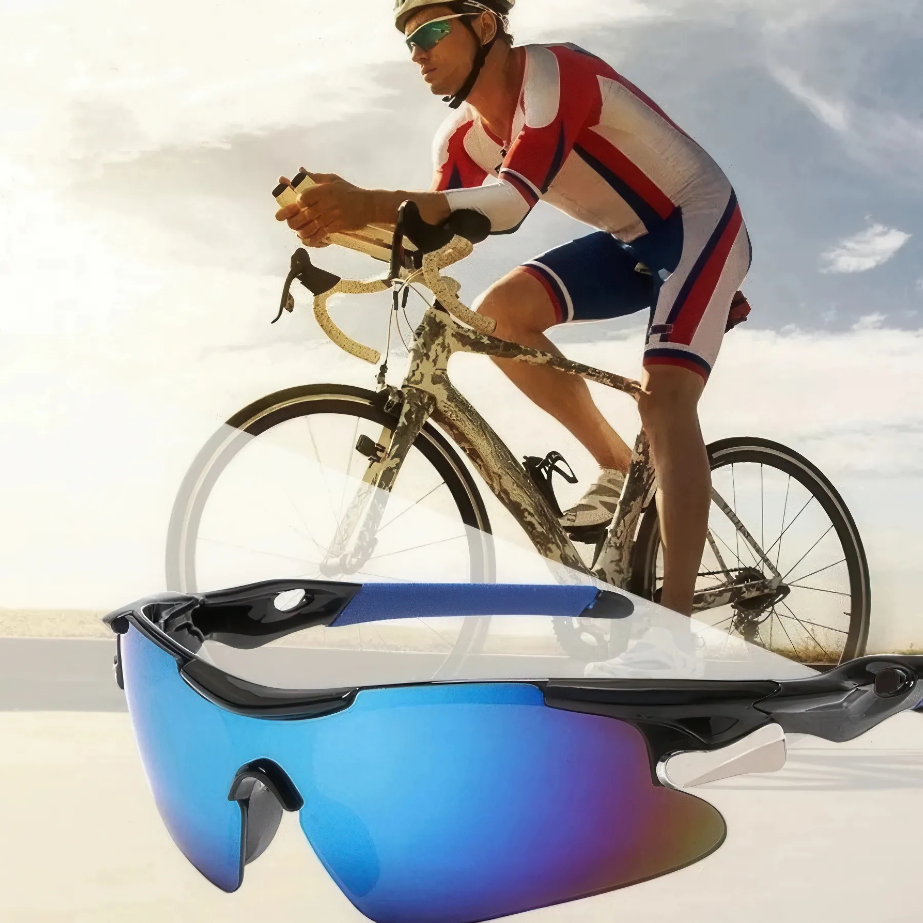 Windproof UV Protection Sports Sunglasses 4