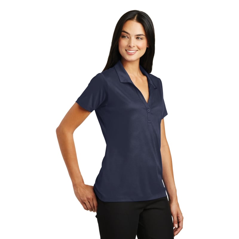 Sport-Tek Women's Embossed PosiCharge Tough Polo . 16