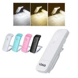 USB Charge Mini Night Light Book Clip Lamp 15