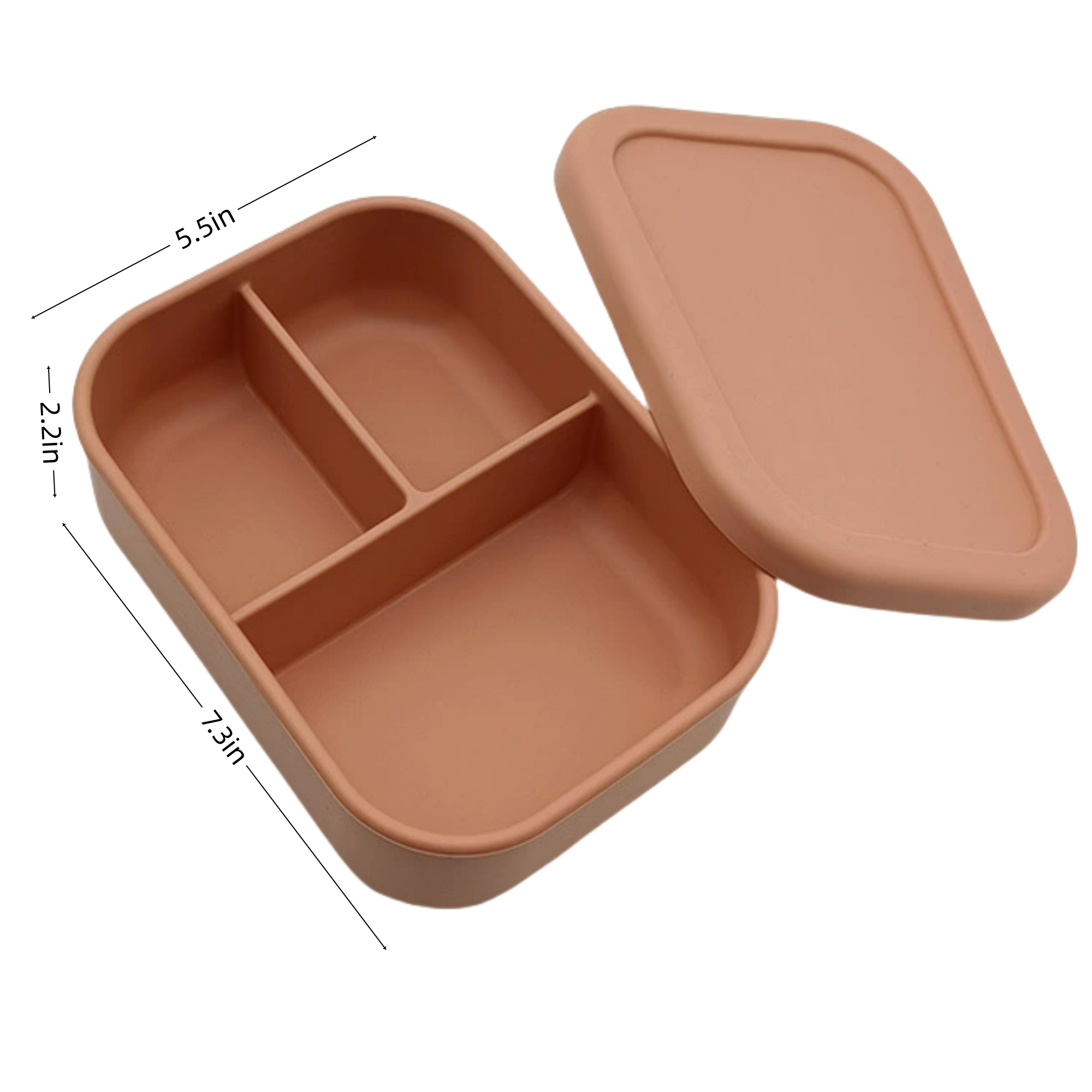 Portable Silicone Leak Proof Lunch Box 2
