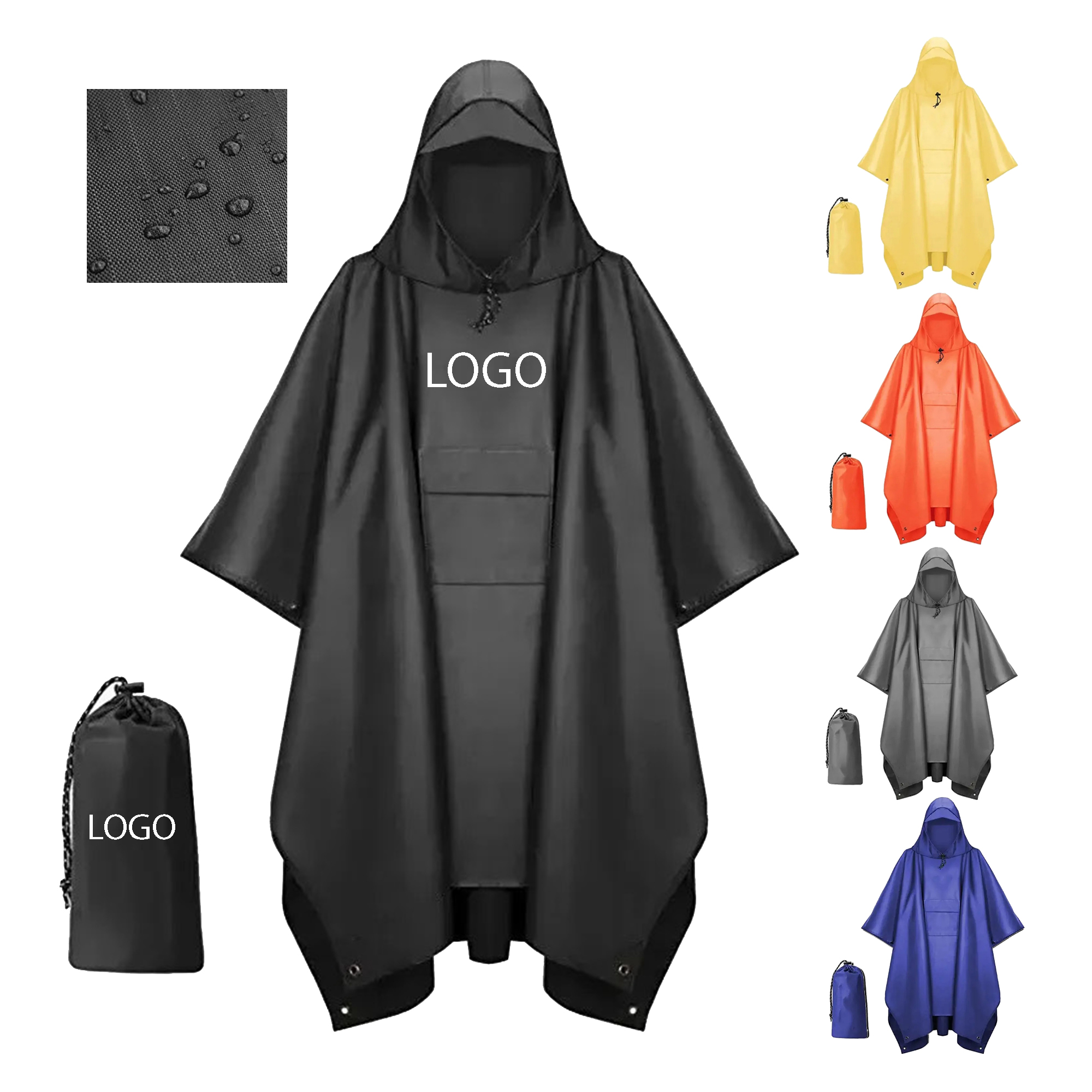 Lightweight Waterproof Rain Poncho 7