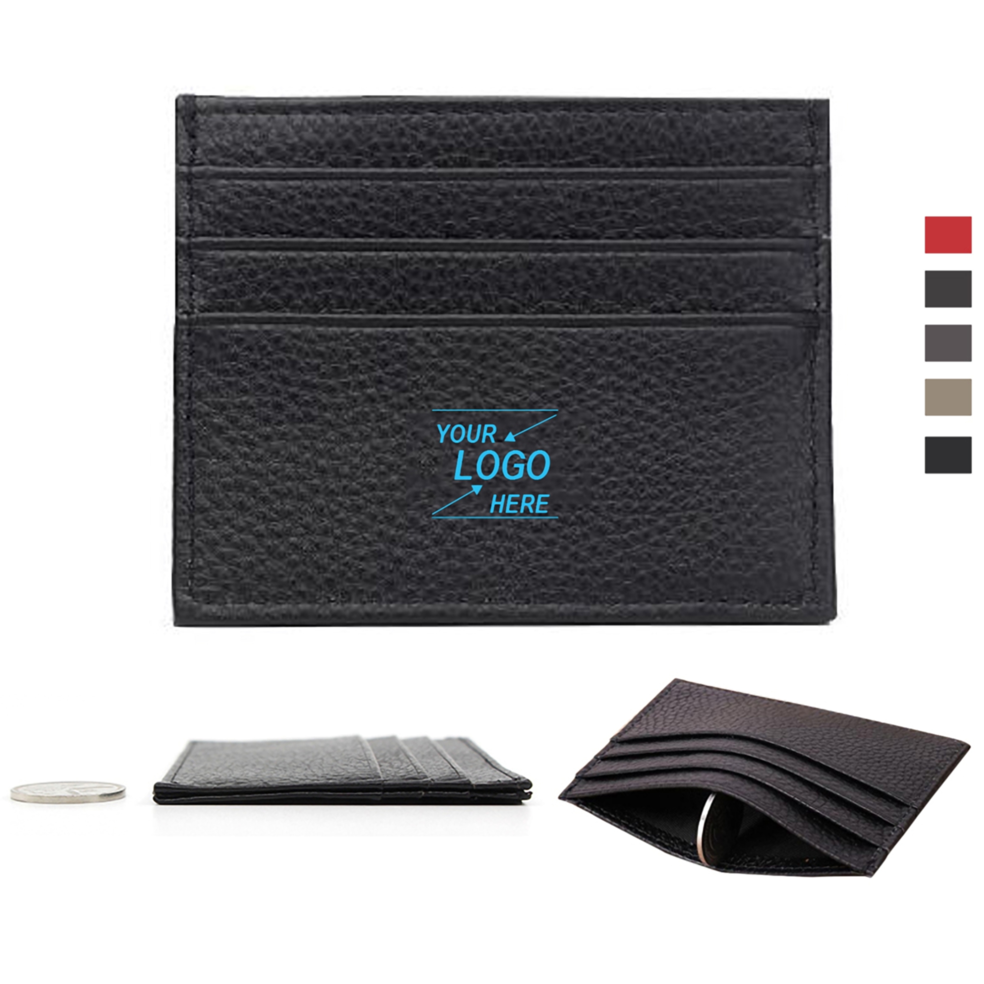 Genuine Leather Credit Card Wallet