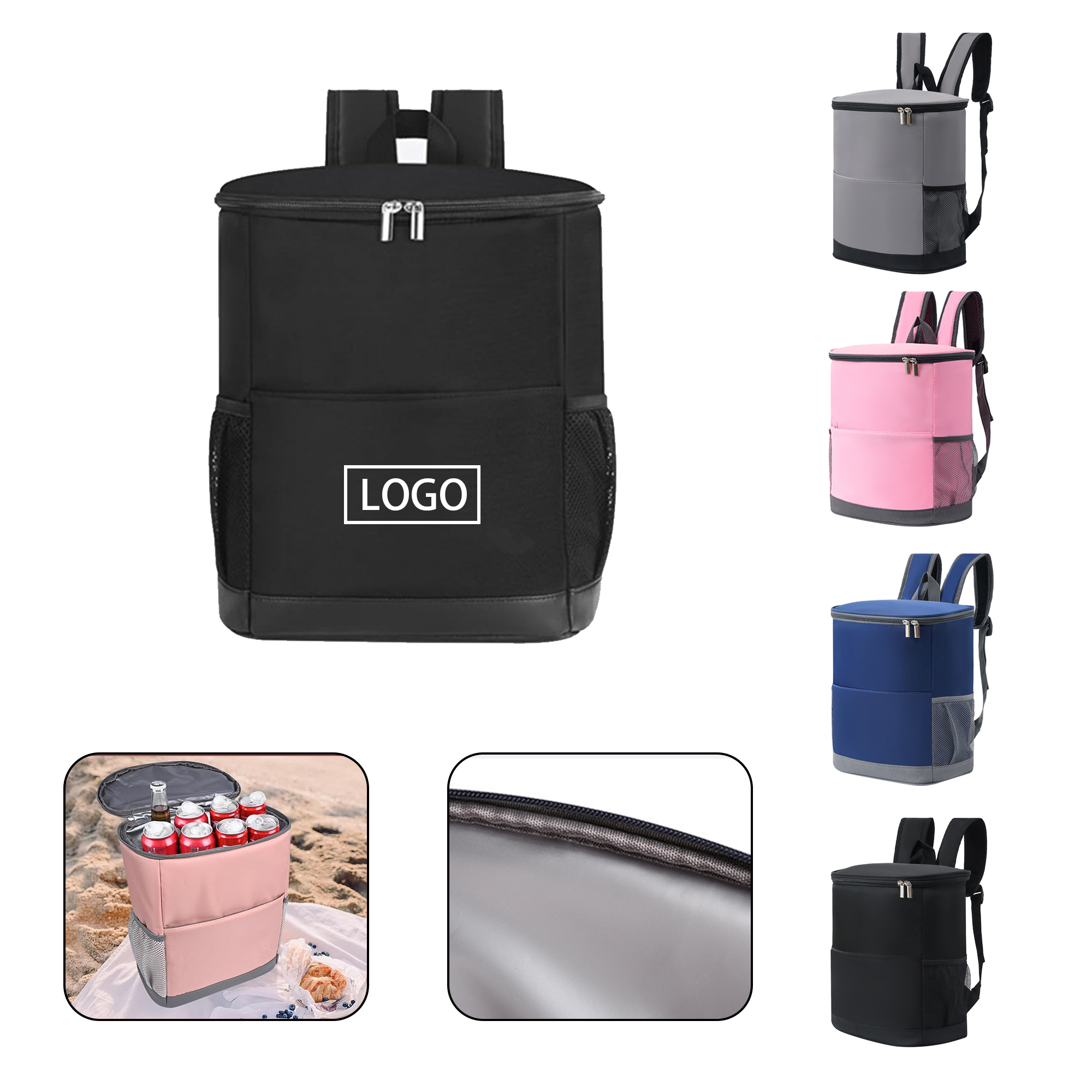 MOQ:1pc Insulated Backpack Cooler 1