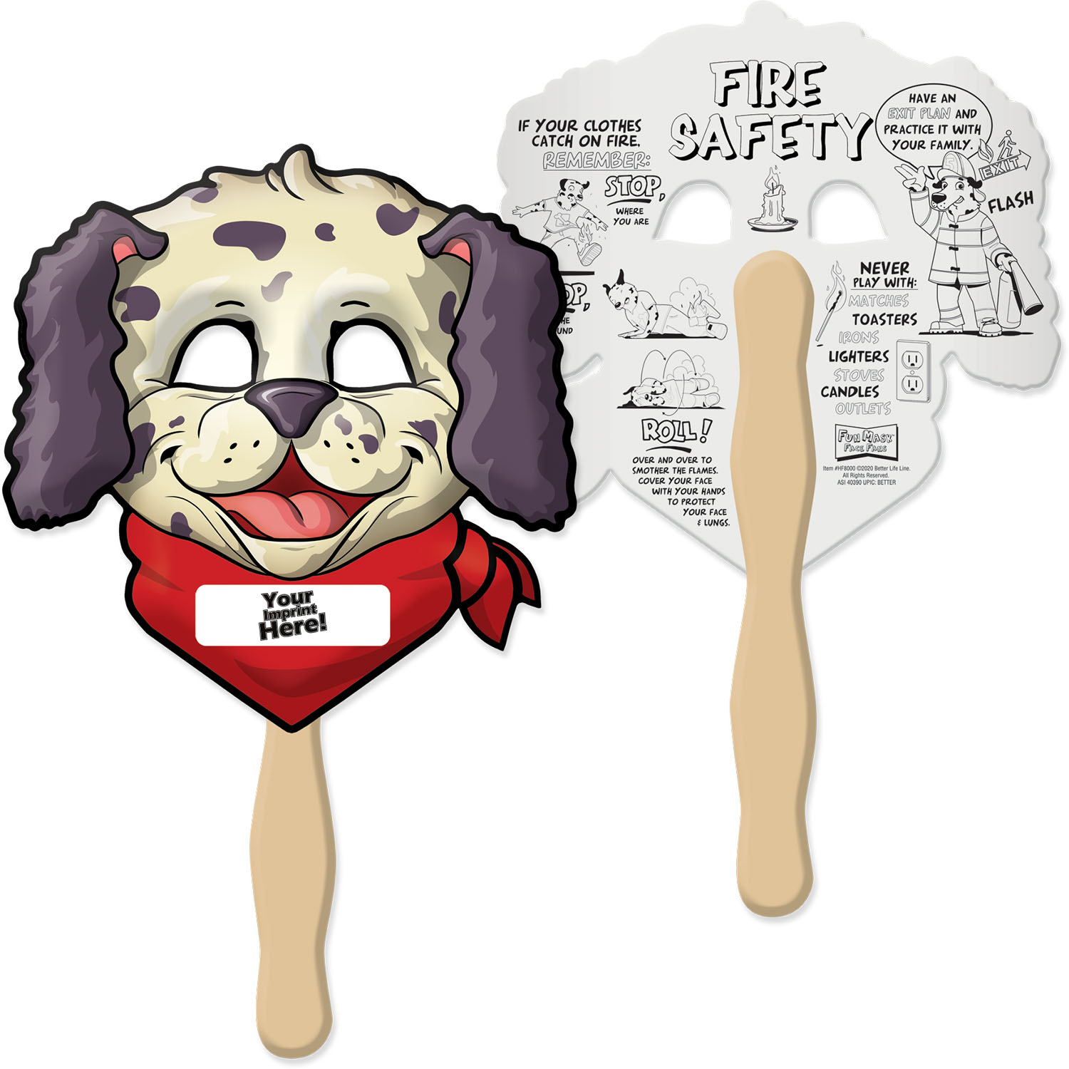 Fun Mask Face Fan 4